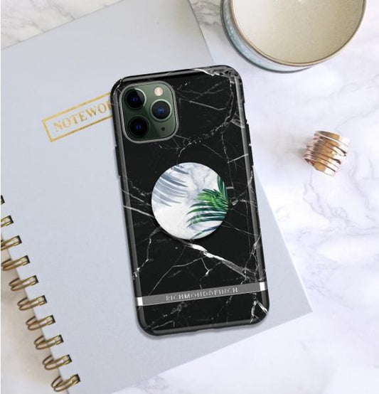 Richmond & Finch X PopSockets Expanding Stand/Grip White Marble Tropics