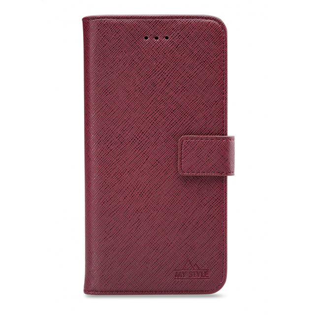 My Style Flex Wallet for Samsung Galaxy J6 2018 Bordeaux