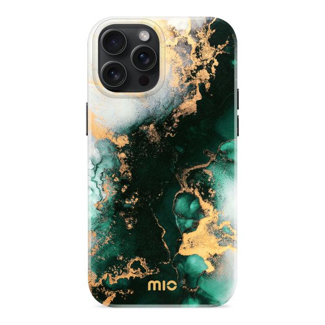 MIO Green Marble Magsafe Compatible for iPhone 15 Pro Max