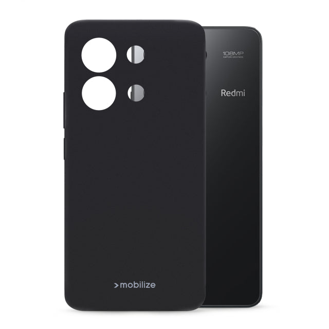 Mobilize Rubber Gelly Case Xiaomi Redmi Note 13 4G Matt Black