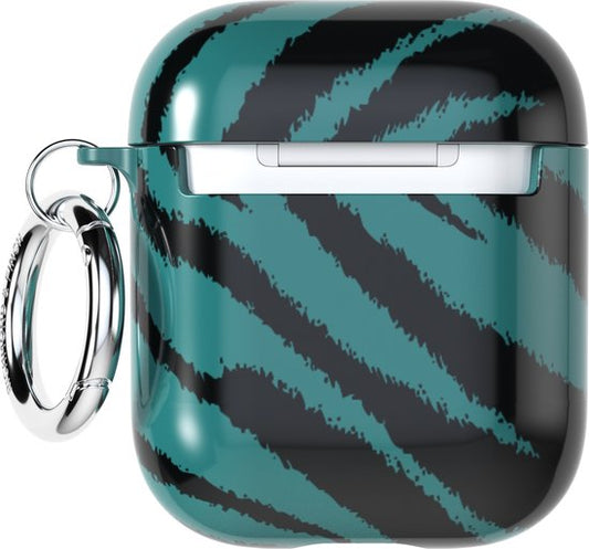 Richmond & Finch Freedom Hard Kunststof Hoesje Geschikt voor Apple AirPods 2 - Zwart / Groen