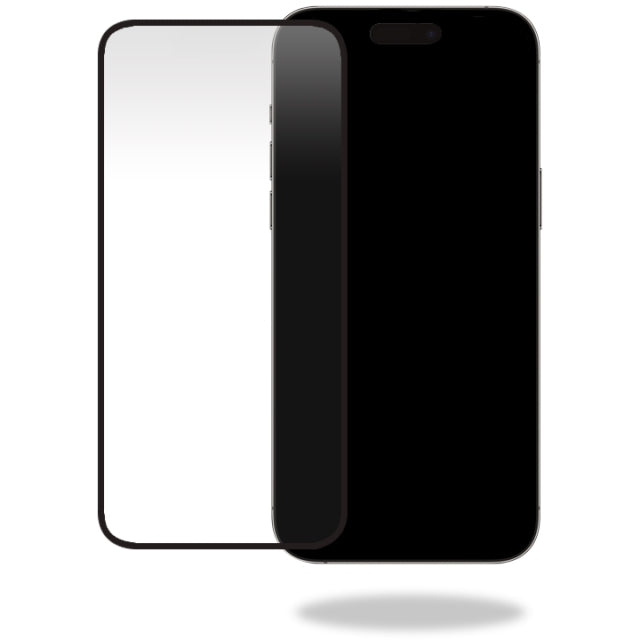 Mobilize Glass Screen Protector - Black Frame - Apple iPhone 14 Pro Max