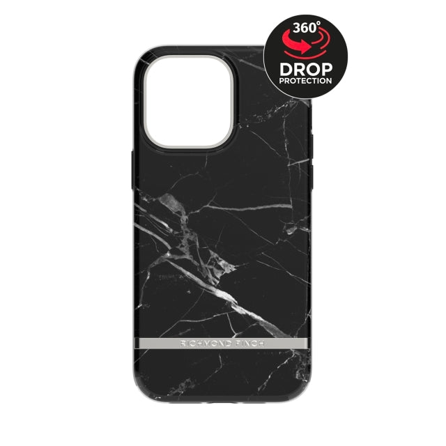 Richmond & Finch Freedom Series One-Piece Apple iPhone 14 Pro Max Black Marble