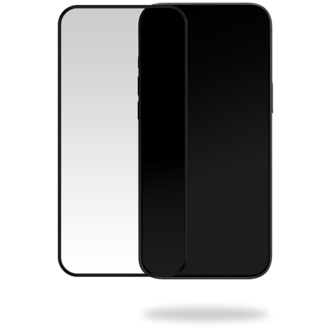 Mobilize Glass Screen Protector - Black Frame - Apple iPhone 15 Plus/16 Plus
