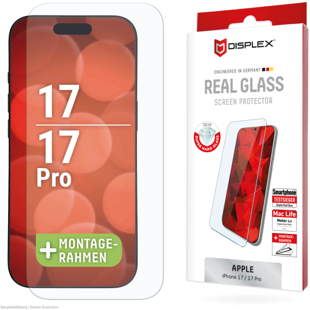 DISPLEX Real Glass iPhone 17/17 Pro