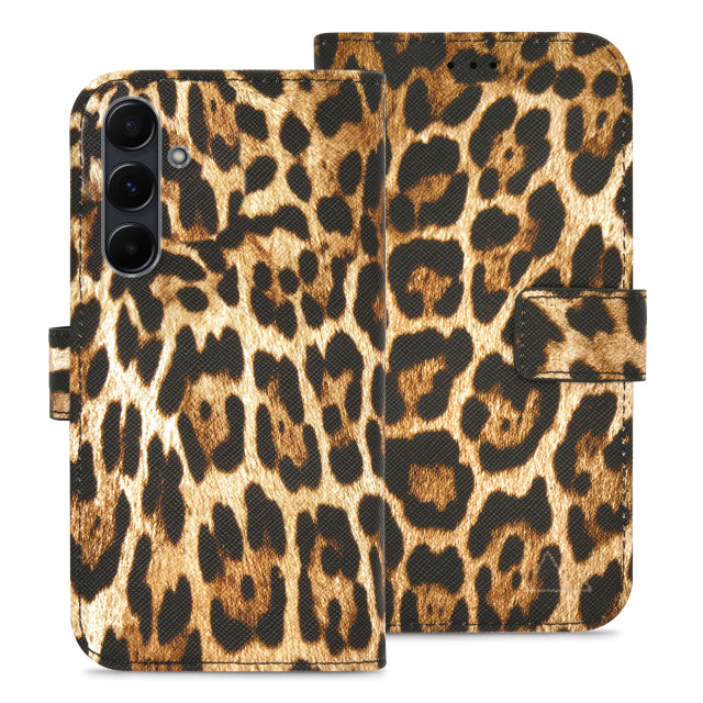 My Style Flex Wallet for Samsung Galaxy A55 5G Wild Leopard