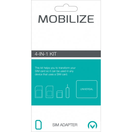 Mobilize Sim Adapter Kit 4-in-1