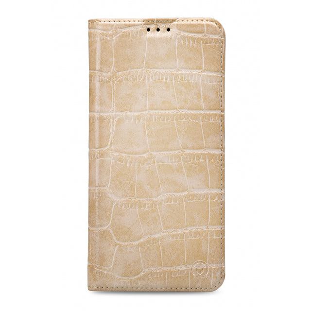Mobilize Premium Book Case Samsung Galaxy J1 2016 Alligator Peanut Brown