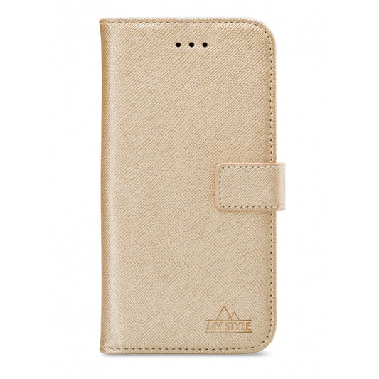 My Style Flex Wallet for Samsung Galaxy A6 2018 Gold