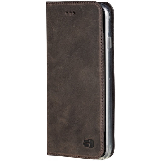 Senza Raw Leather Booklet Apple iPhone 6/6S Walnut Brown