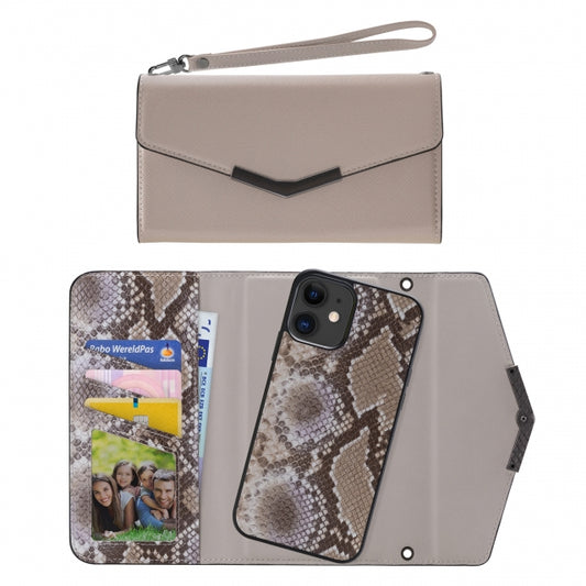 Mobilize 2in1 Elegant Magnet Clutch Apple iPhone XR/11 Beige Snake