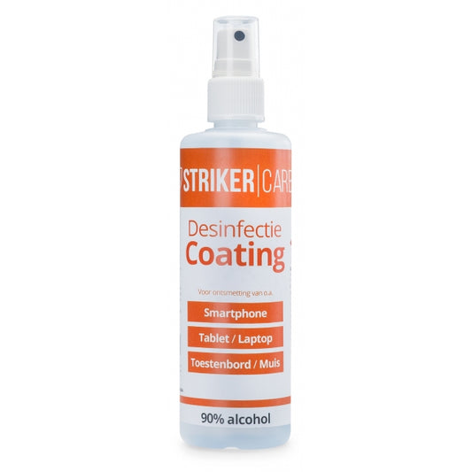 Striker Coating Desinfectie Coating voor o.a. Smartphone, Tablet, Laptop, Toetsenbord 125ml (>90PCT alcohol)