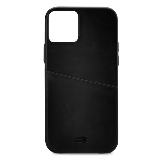 Senza Pure Leather Cover with Card Slot Apple iPhone 13 Mini Deep Black