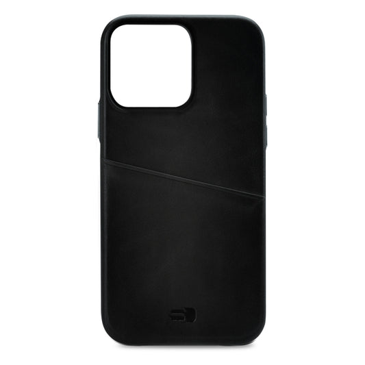 Senza Pure Leather Cover with Card Slot Apple iPhone 13 Pro Deep Black