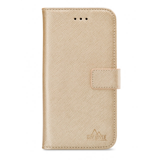 My Style Flex Wallet for Samsung Galaxy A22 4G Gold