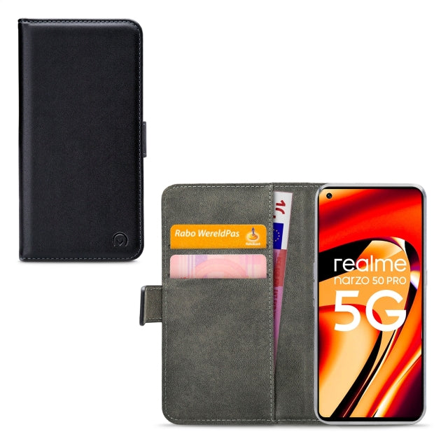Mobilize Classic Gelly Wallet Book Case OPPO A57 5G/A77 5G/realme Narzo 50 5G Black