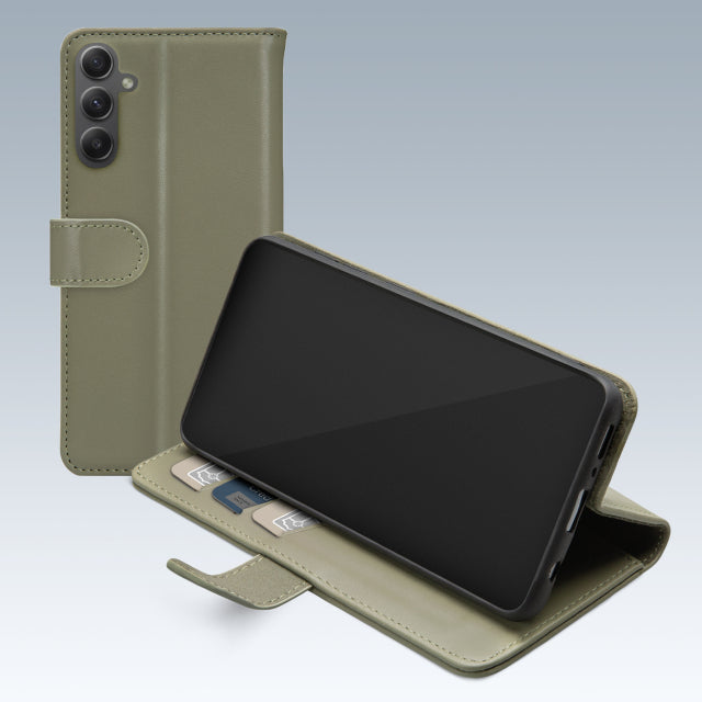 Mobilize Premium Gelly Wallet Book Case Samsung Galaxy A34 5G Green