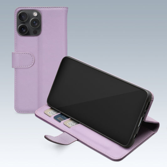 Mobilize Premium Gelly Wallet Book Case Apple iPhone 15 Pro Max Purple
