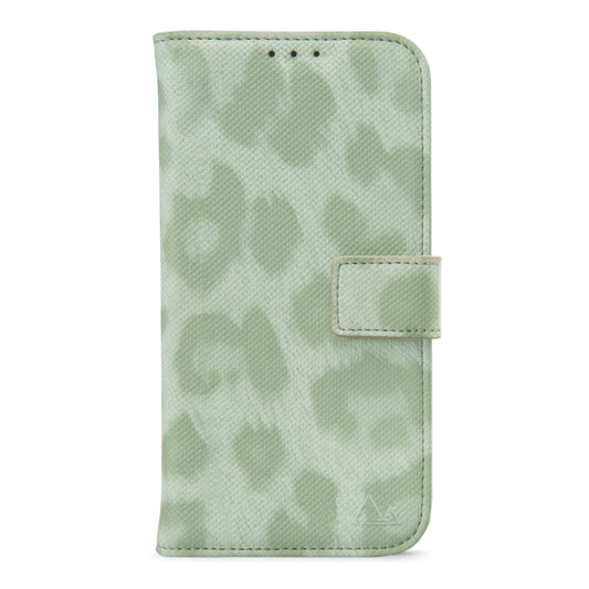 My Style Flex Wallet for Samsung Galaxy S23 5G Green Leopard