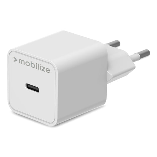 Mobilize Wall Charger USB-C GaN 30W with PD/PPS White