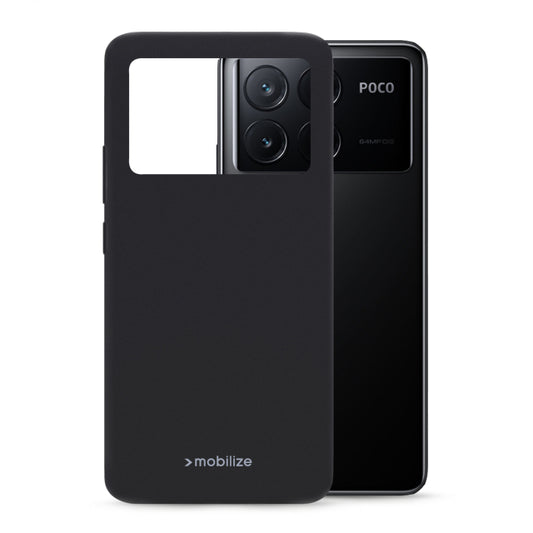 Mobilize Rubber Gelly Case Xiaomi Poco X6 Pro 5G Matt Black