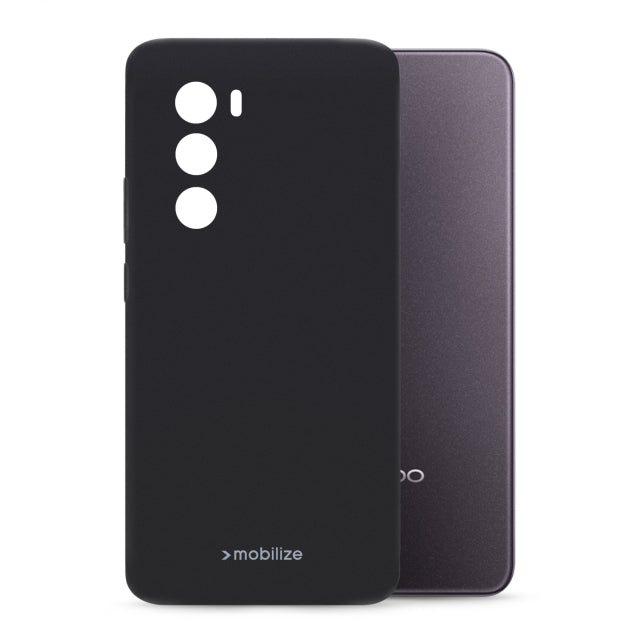 Mobilize Rubber Gelly Case OPPO Reno12 Matt Black