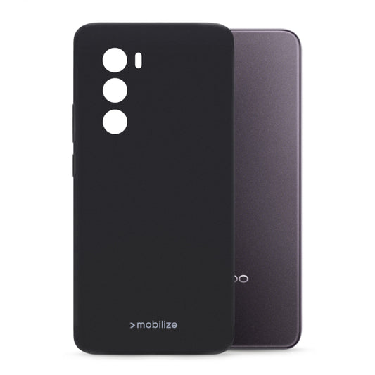 Mobilize Rubber Gelly Case OPPO Reno12 Matt Black