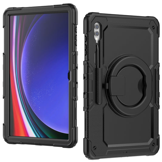 Mobilize Rotating Defender Case Stand Function for Samsung Galaxy Tab S9 Ultra/S10 Ultra 14.6 Black