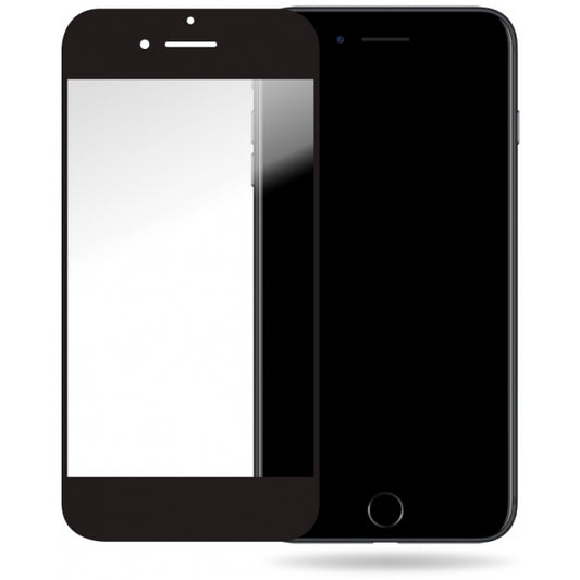Mobilize Glass Screen Protector - Black Frame - Apple iPhone 6 Plus/6S Plus/7 Plus/8 Plus