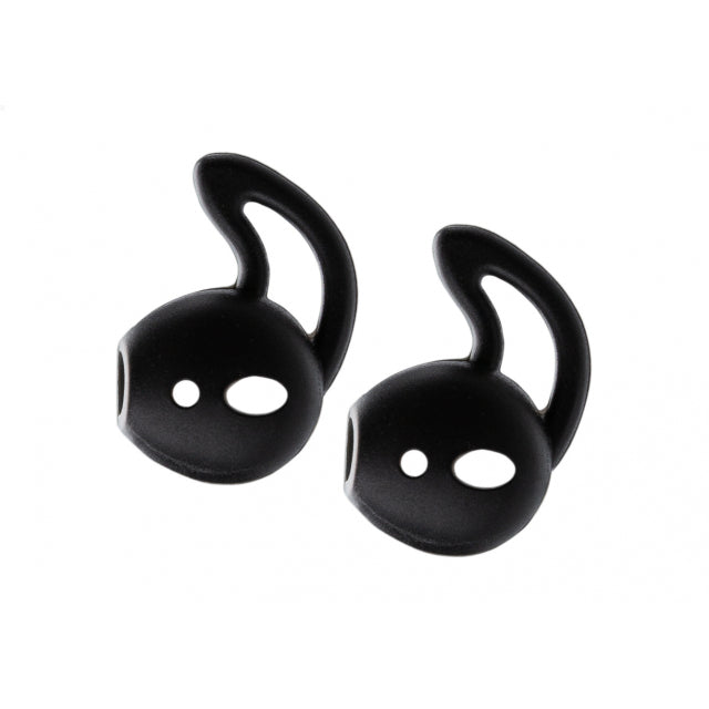 Xccess Silicone Earbuds with Ear Hook for Apple Earpod/Airpod Black