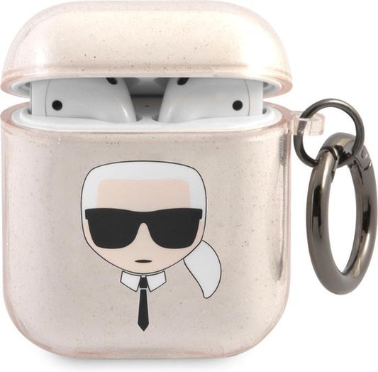 Karl Lagerfeld Airpods - Airpods 2 Case - Glitter - Karl - Goud