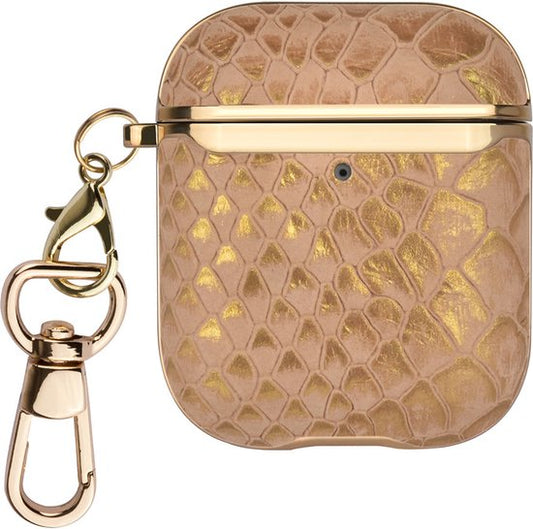 UNIQ Accessory Airpods - Airpods 2 Case - Snake Leather Goud