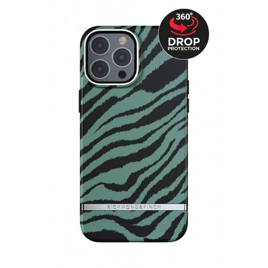Richmond & Finch Freedom Series One-Piece Apple iPhone 13 Pro Max Emerald Zebra