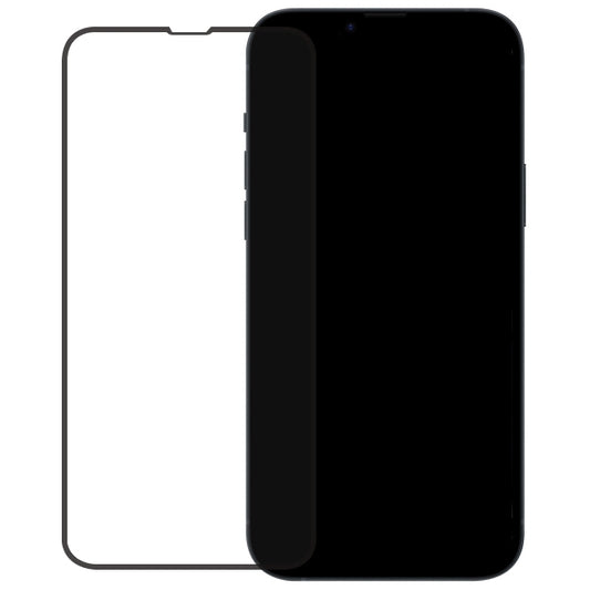 Mobilize Edge-To-Edge Glass Screen Protector Apple iPhone 13 Pro Max/14 Plus Black Full Glue