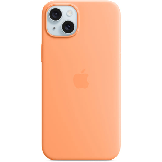 MT173ZM/A Apple Silicone Case with MagSafe iPhone 15 Plus Sorbet Orange