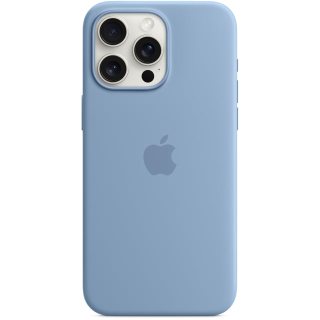 MT1Y3ZM/A Apple Silicone Case with MagSafe iPhone 15 Pro Max Winter Blue