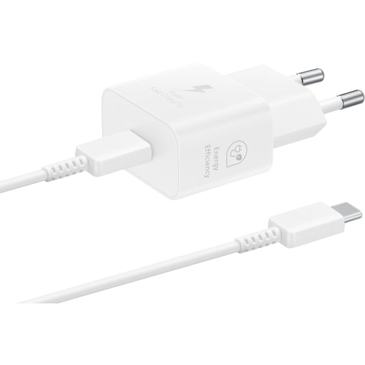EP-T2510XWEGEU Samsung USB-C PD Wall Charger 25W + USB-C Cable White