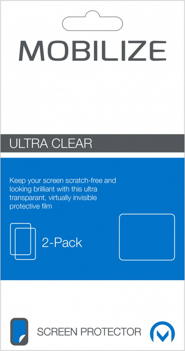 Mobilize Folie Ultra-Clear Screenprotector Geschikt voor Apple iPhone 11 2-Pack
