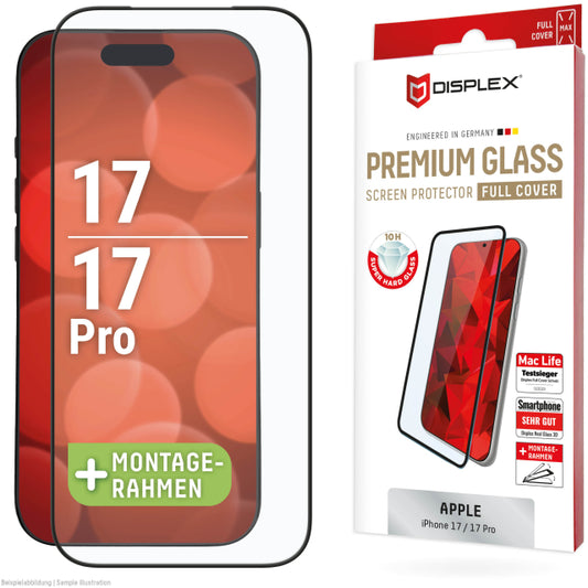 DISPLEX Premium Glass Full Cover Anti-Reflex iPhone 17 / 17 Pro
