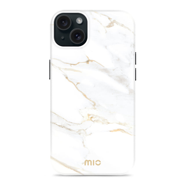 MIO White Marble Magsafe Compatible for iPhone 13/14/15