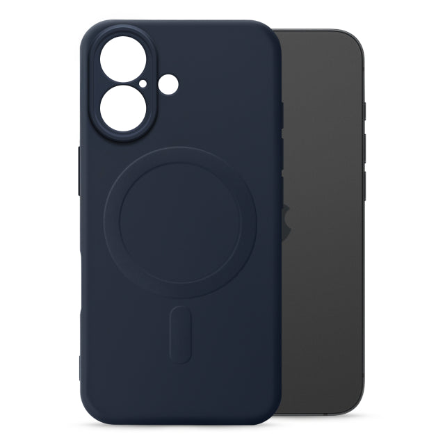 My Style Protective Flex Magsafe Compatible Case for Apple iPhone 16 Midnight Blue