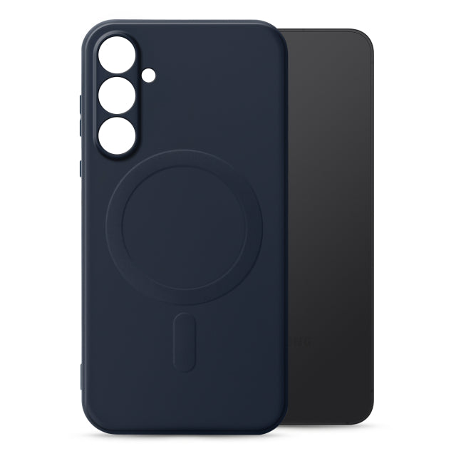 My Style Protective Flex Magsafe Compatible Case for Samsung Galaxy S25+ 5G Midnight Blue