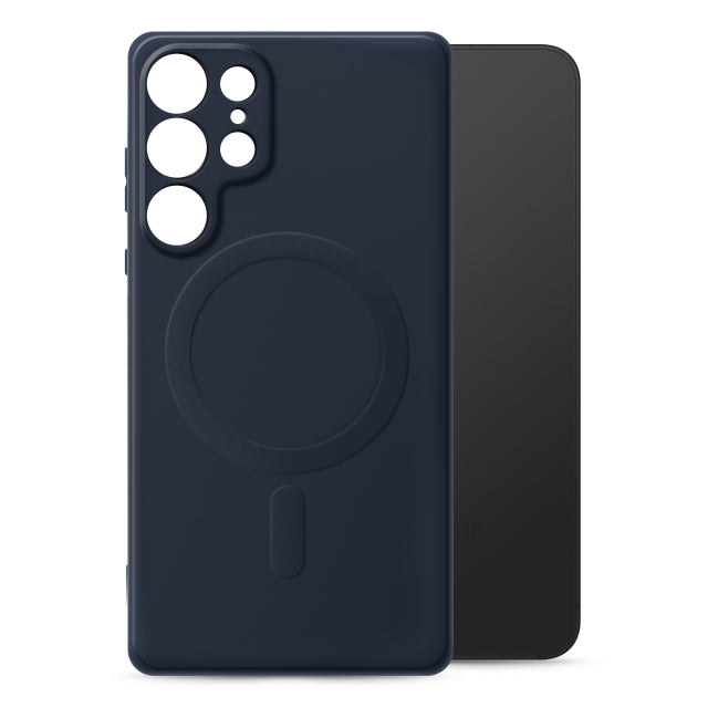 My Style Protective Flex Magsafe Compatible Case for Samsung Galaxy S25 Ultra 5G Midnight Blue