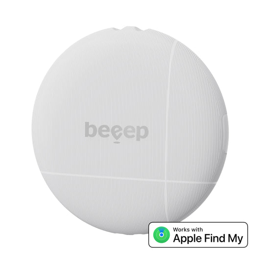 Beeep BeTag Find My Tracker White & Keychain White - 1 pack