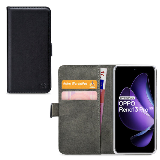 Mobilize Classic Gelly Wallet Book Case OPPO Reno13 Pro 5G Black
