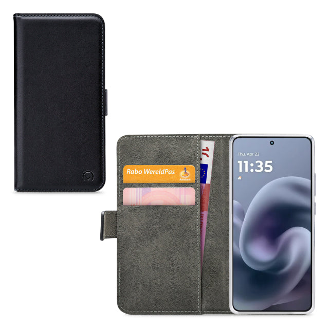 Mobilize Classic Gelly Wallet Book Case Motorola Moto G86 5G Black