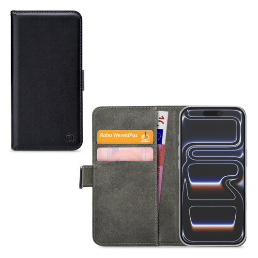 Mobilize Classic Gelly Wallet Book Case Apple iPhone 17 Pro Max Black