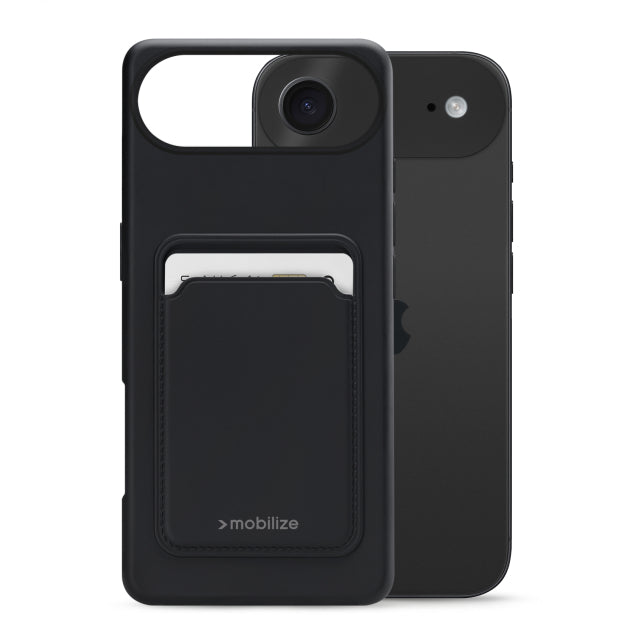 Mobilize Rubber Gelly Card Case Apple iPhone Air Matt Black