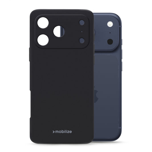 Mobilize Rubber Gelly Case Apple iPhone 17 Pro Max Matt Black